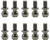 Hot Racing - Stainless Steel Ball Stud, for Mini-T2, JRX2, JRXT Drag - MTT160BN