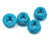 Whitz Racing Products - M4 Flanged Wheel Nut (Blue) - -NUT-BLU
