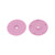 Whitz Racing Products - 1/10 Whiplash Front 2.2" 12mm Sprint Car Wheels (2) (Pink) - -WL-FRT-PNK