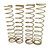 HPI Racing - Shock Springs 11 Coils, 75x14x1.1mm (4pcs/Gold) - 160924