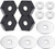 Power Hobby - Aluminum 14mm to 17mm Wheel Hex Hub Adapters (4) - 7511