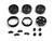 HPI Racing - CC-6 Beadlock Wheel 1.3in (Black/4pcs) - 161114
