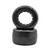 Raw Speed - Slick - 1/10 Stadium Truck Tires w/ Inserts (1 Pair) Soft - 100401SB