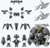Bandai - Gundam Models - 30MM Option Parts Set 23 Full Armor 2 - 2825329