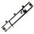 Polaris 1020151-329 WELD-CAB SUPPORT FRONT BLK Ranger 500 570