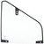Polaris 2207587 Front Left Glass Kit