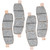 Polaris 2209570 Brake Pad Kit Ranger XD Northstar Premium Ultimate Crew 1500