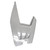 Polaris 2632936-473 OEM RH Silver Venom Foil Panel Assembly 2005-2007 Sportsman 500 700