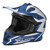 Polaris Tenacity 4.0 Snowmobile Open Face Helmet Blue