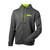 Polaris Mens RZR Logo Full Zip Hoodie Black/Lime