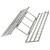 Polaris 2875385 72" X 51" Aluminum Tri-Fold Lightweight 1500 lbs ATV Loading Ramps OEM