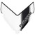 Polaris 2880386 7" White Black Low Windshield Axys Rush Switchback Titan RMK SKS
