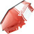 Polaris 2880387 7" Red White Low Windshield Axys Rush Switchback Titan RMK SKS Snowmobile