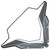 Polaris 2880389 18" Clear Mid Windshield Axys Rush Switchback Titan RMK SKS Snowmobile OEM
