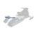 Polaris 2880993-619 Blue Extreme Rear Bumper 2016-2018 Pro RMK SKS Assault 600