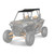 Polaris 2881582-458 Black Aluminum Roof 2-Seat 2014-2020 RZR S XP XC 900 1000 Turbo OEM
