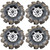 Polaris 2882402 14" Accent Amplify 29.5" Anarchy 4 Wheel Tire Combo Set Fits All RZR XP