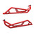Polaris 2883997-293 Indy Red Kick-Out Rock Sliders 2020 RZR Pro XP Premium Ultimate OEM