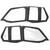 Polaris 2884332 Black 4-Seat Canvas Half Upper Doors 2019-2020 RZR 4 Turbo 1000