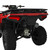 Polaris 2884843 Black Rear Utility Rack OEM 2021 Sportsman 450 570 HO EPS ATV