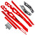 Polaris 2890670-293 Red Burandt Edition HD RMK Slash 155 Rear Bumper