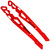 Polaris 2890670-293 Red Burandt Edition HD RMK Slash 155 Rear Bumper