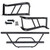 Polaris 2891655 Lock & Ride Bed Extender Divider