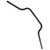 Polaris 5342966-458 Matte Black Single Handlebar Tube