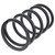Polaris 7043986-632 Matte Titanium Front Shock Spring RZR XP EPS Limited 1000