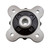 Polaris 5142964-067 OEM Black Mach Rear Wheel Hub 2013-2024 Brutus HD PTO eM1400 Ranger