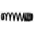 Polaris 7045558-458 Matte Black Rear Spring