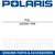 Polaris 5454841-666 Black Pearl Rear Fascia Accent Panel RZR XP EPS Trails Rocks
