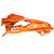 Polaris 5459679-647 Hood-Orange Burst Switchback RMK Assault 137 VR1 9R 129
