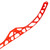 Polaris 5144930-293 RAIL-129 RIOT NRW RED