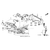 Honda - Mark, Indication - 35232-HL1-A01