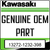 Kawasaki - Plate,Side,Rh,W.Green - 13272-1232-398