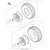 Kawasaki - Rim,Front,14X6.0At,F.S.Black - 41025-0357-397