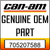 Can-Am - Deep Black, Front Bumper - 705207588