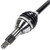 Can-Am 705402031 Left Front Half Shaft Maverick Sport & Sport Max 1000R
