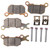 Can-Am 703501200 BRP Rear Left and Right Brake Pad Kit