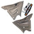 Can-Am 715009214 BRP Black Front Aluminum A-Arm Protectors