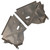 Can-Am 715009215 BRP Black Rear Aluminum A-Arm Protectors