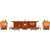 Athearn - HO GEN ICC Bay Window Caboose w/Lights, SP Police #4742 - G-3223