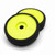 John's Bsr Racing - 1/8 Buggy Tire - Yellow Wheel, Red Compound (2) - C8227-Y