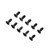 Losi - Flat Head Screws, M5 x 12mm STL (10) - 3953