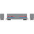 Roundhouse - HO RND 50' Waffle High Cube Box Car, AMTK Phase III #19001 - 4643