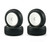 Carisma - Mini 4XS White Wheels and Tire Set - 16780
