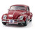 Kyosho - ASC MR-04N-MM2 Volkswagen 1300 Beetle 1966 Body, Ruby Red - MZP164RR