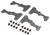 Kyosho - Carbon Front Lower Suspension Plate Set (MP11) - IFW705