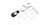Kyosho - McLaren12C GT3 2013 White Body with Rim for RWD - MZN223B